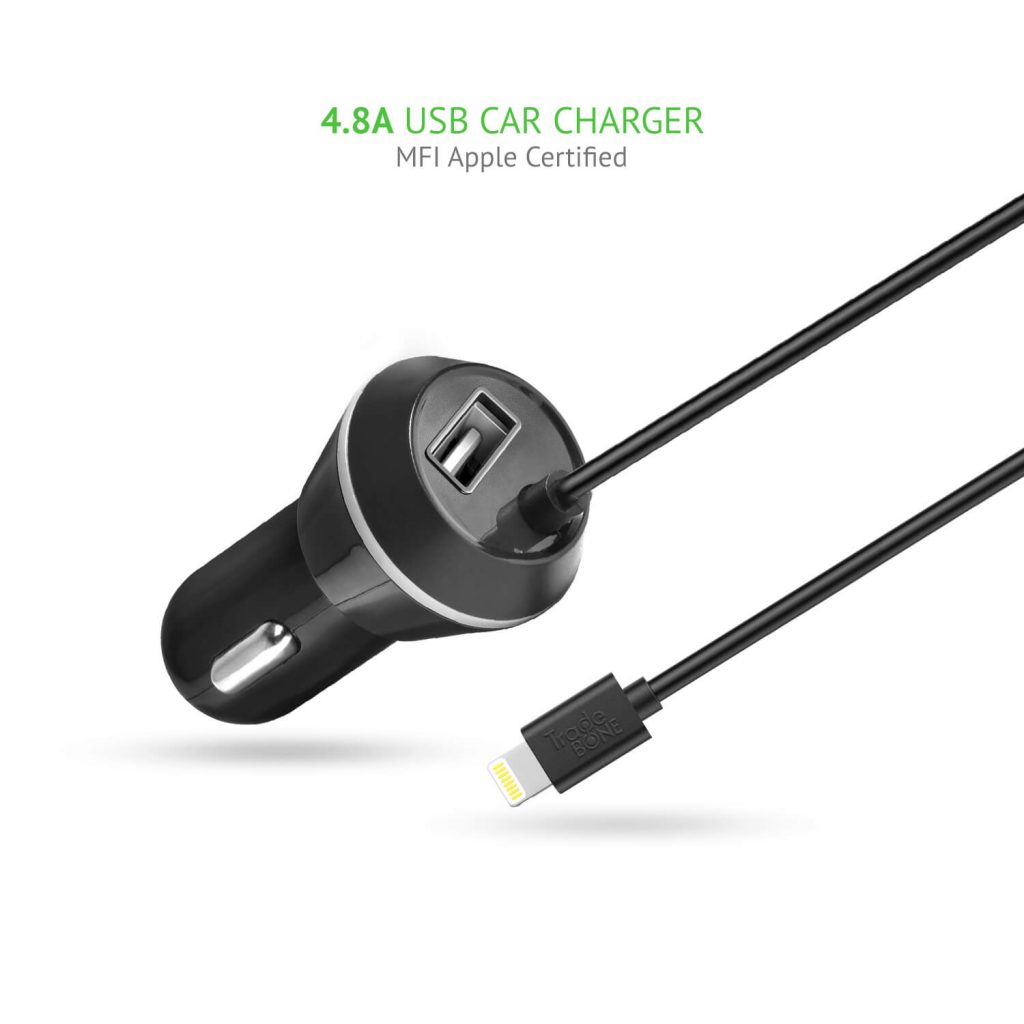 tradebone-MFI-Apple-Certified-4.8A-USB-Car-Charger-online